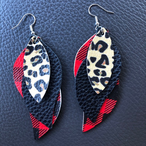 Leather Earrings ✨ 3 for $14 - Picture 1 of 1